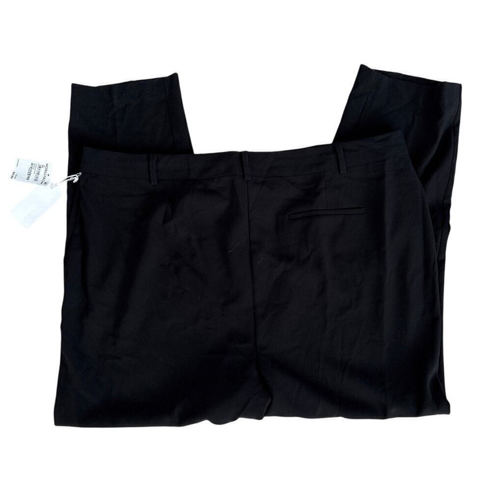 Nordstrom Black Trousers Plus Size 22 $129 Tailored Work Pants NWT